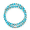 Aqua | Silber | Vergoldetes Türkis-Edelstein-Wrap